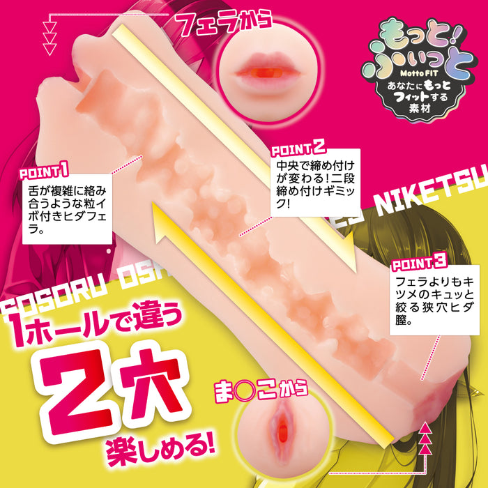 2 holes [Niketsu ~Mini~] Superb juice-covered meat bullet entertainment